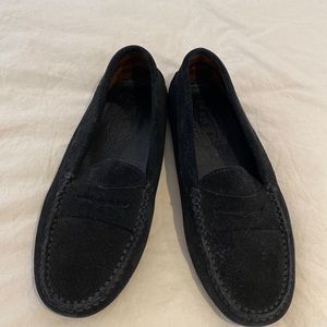 Tods black suede size 6